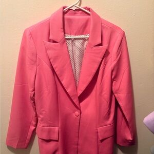 Elegant Pink Women's Blazer